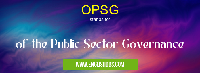 OPSG