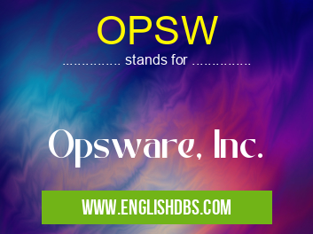OPSW