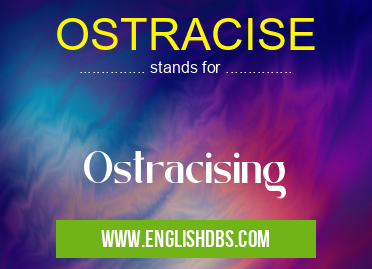 OSTRACISE