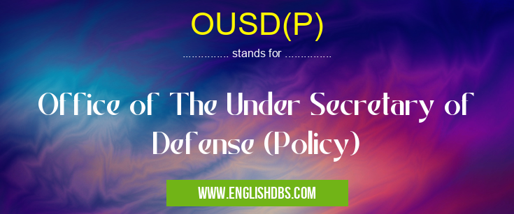 OUSD(P)