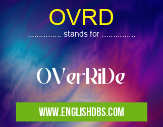 OVRD