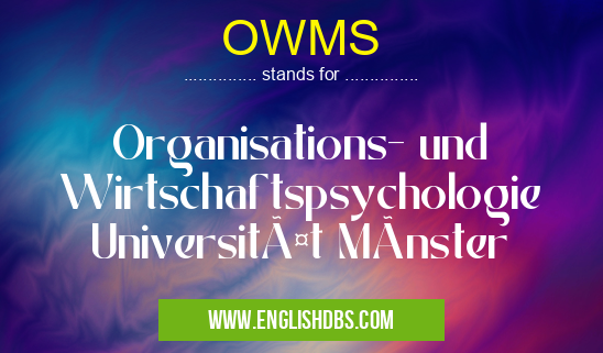 OWMS