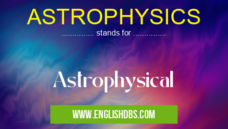 ASTROPHYSICS