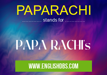 PAPARACHI