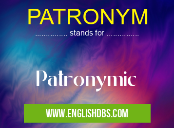 PATRONYM