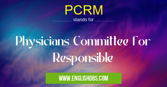 PCRM