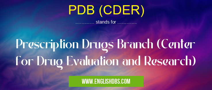 PDB (CDER)