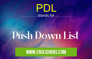PDL