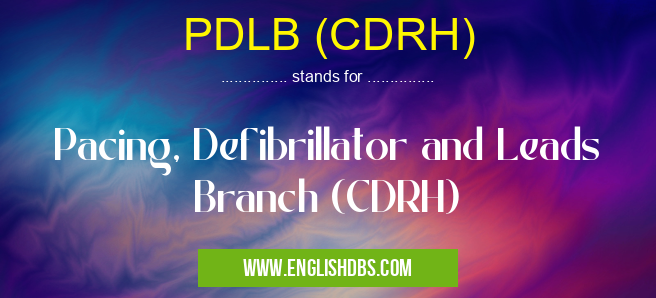 PDLB (CDRH)