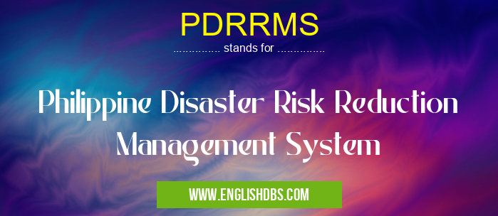 PDRRMS