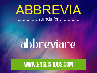ABBREVIA