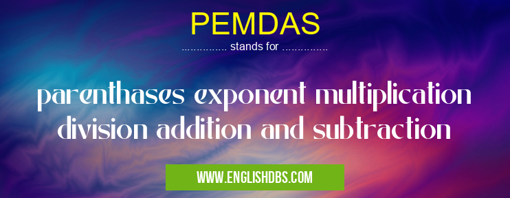 PEMDAS