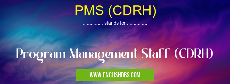 PMS (CDRH)