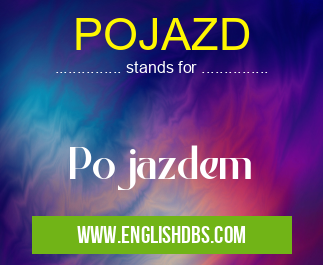 POJAZD