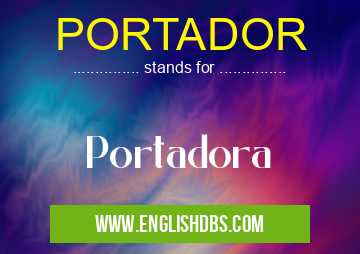 PORTADOR