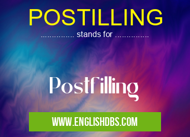 POSTILLING