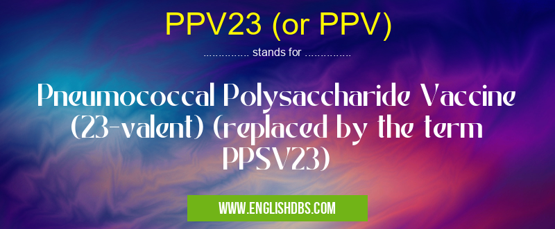 PPV23 (or PPV)