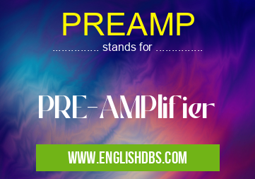 PREAMP