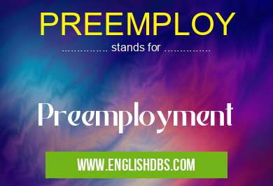 PREEMPLOY