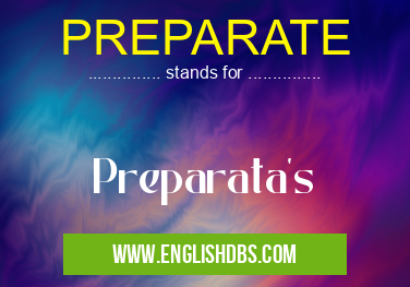 PREPARATE