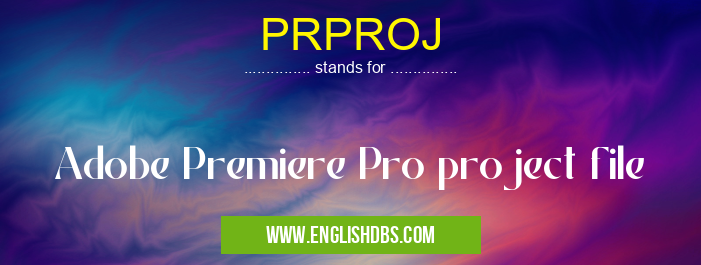 PRPROJ