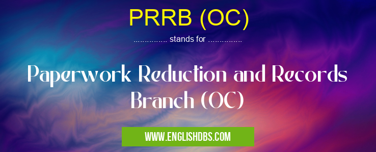 PRRB (OC)