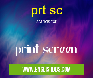prt sc