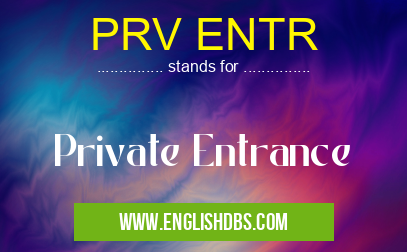 PRV ENTR