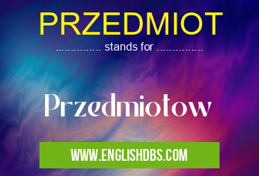 PRZEDMIOT