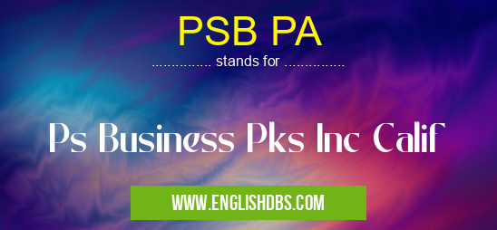 PSB PA