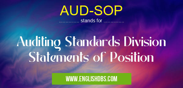 AUD-SOP