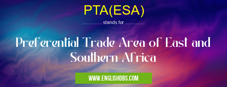 PTA(ESA)