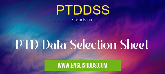 PTDDSS