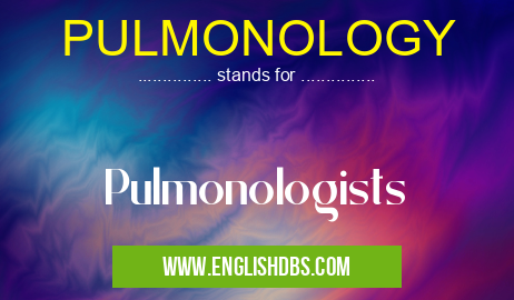 PULMONOLOGY
