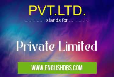 PVT.LTD.