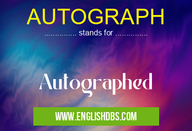 AUTOGRAPH