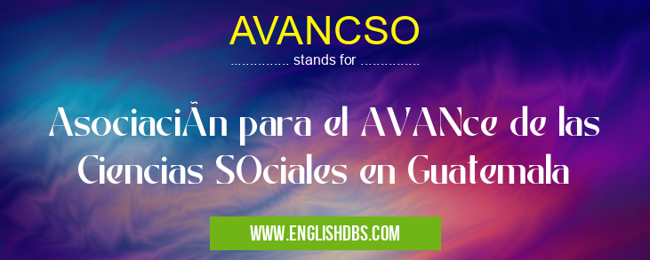 AVANCSO