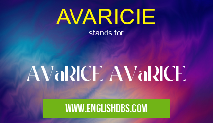 AVARICIE
