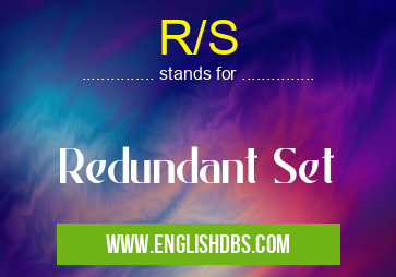 R/S