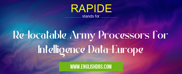 RAPIDE