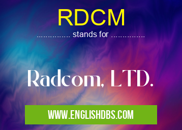 RDCM