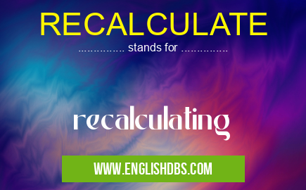 RECALCULATE