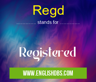 Regd