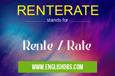 RENTERATE