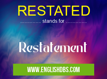 RESTATED