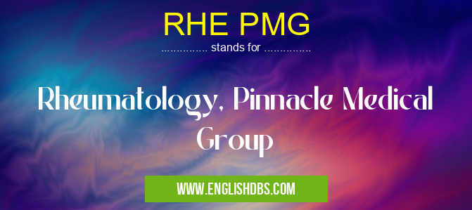 RHE PMG