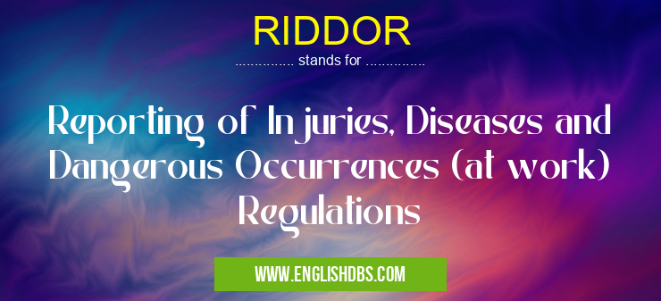 RIDDOR