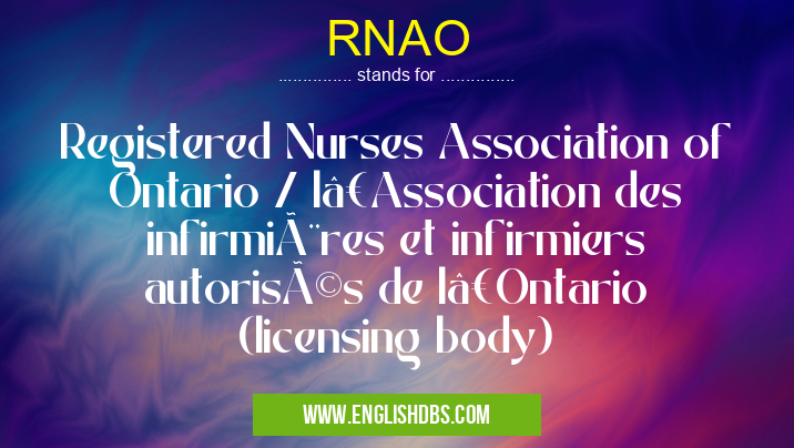 RNAO