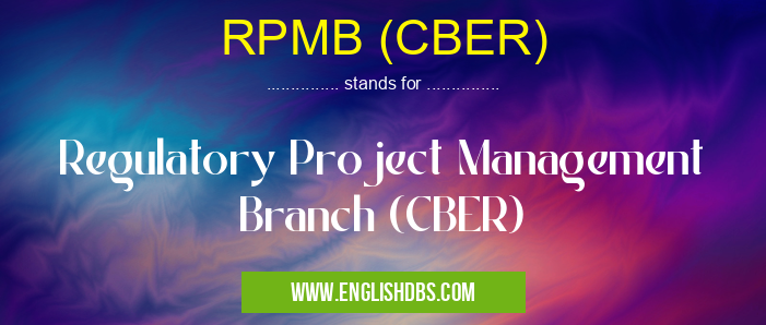 RPMB (CBER)