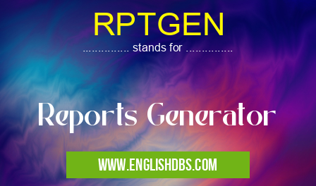 RPTGEN